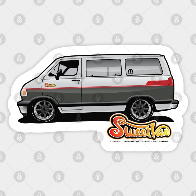 1994 Dodge Van Sticker by RBDesigns